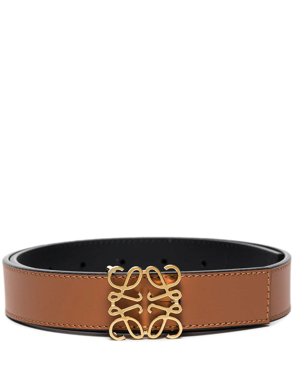 Cinturón en piel con Anagrama