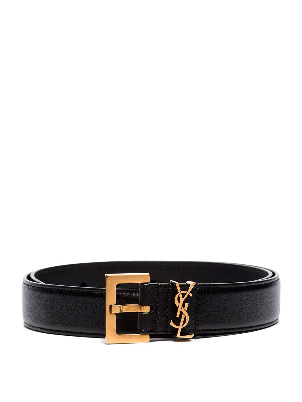 Monogram square-buckle belt