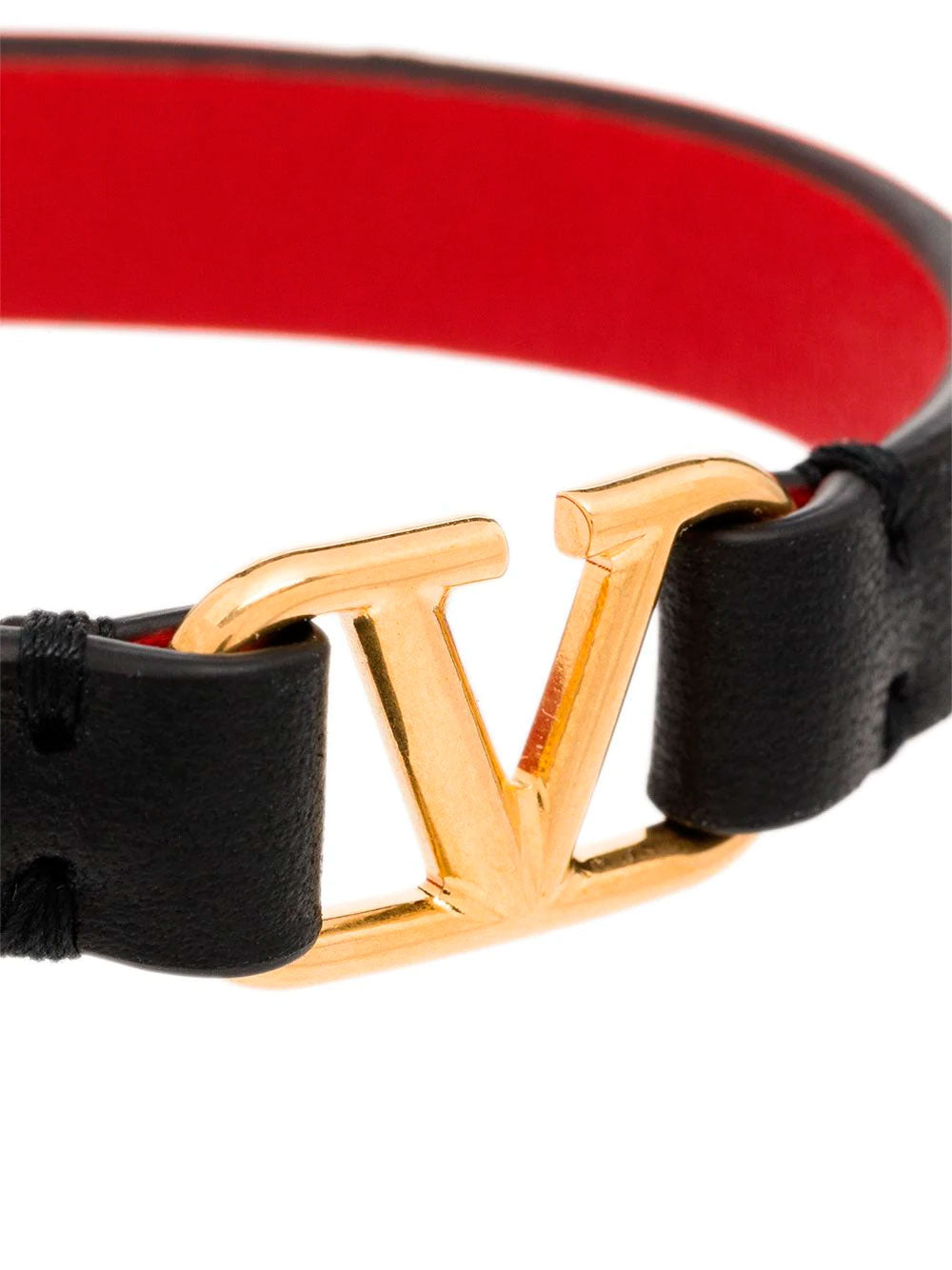 Vlogo Signature leather bracelet