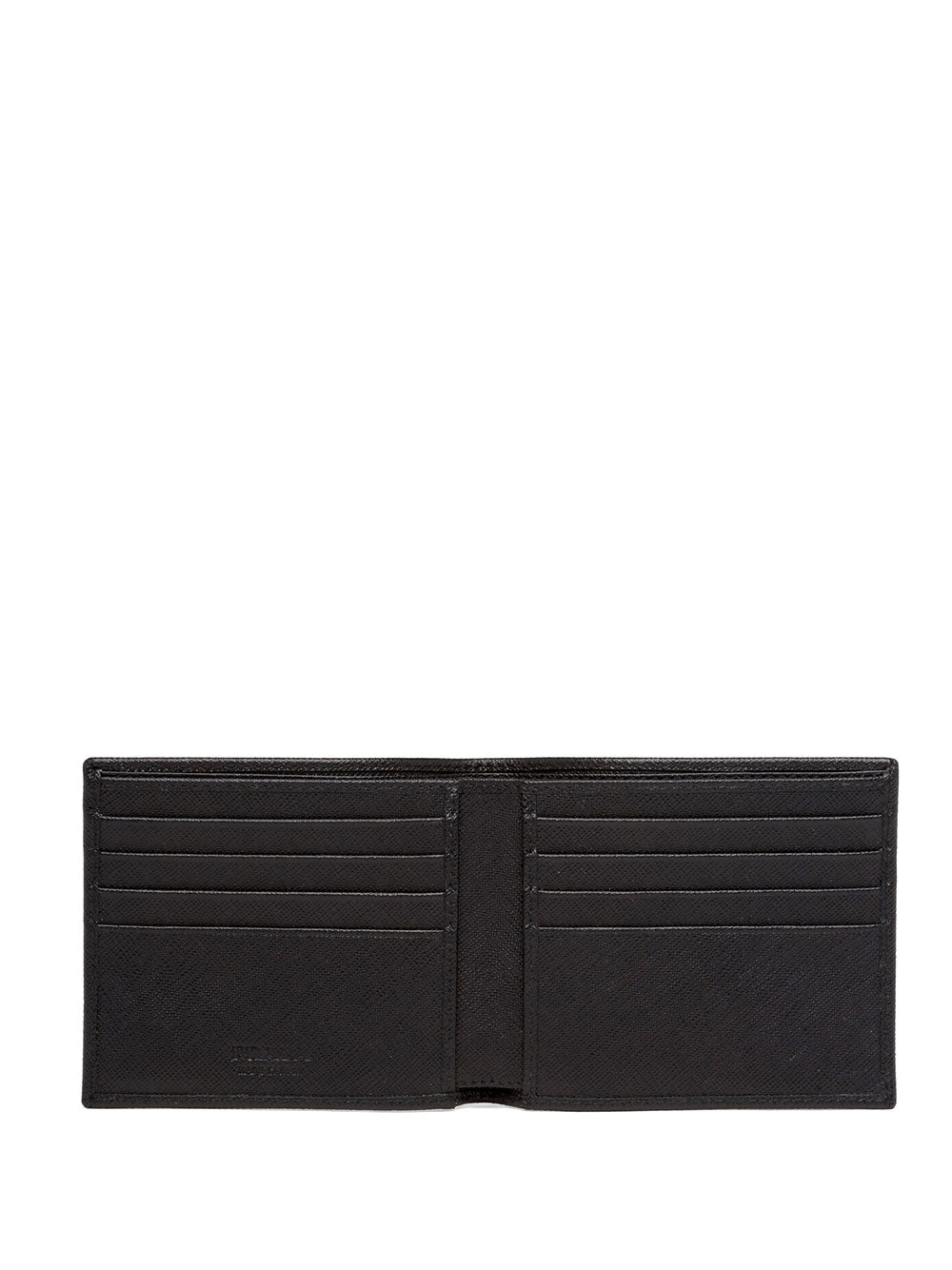 Bi-fold wallet in Saffiano leather