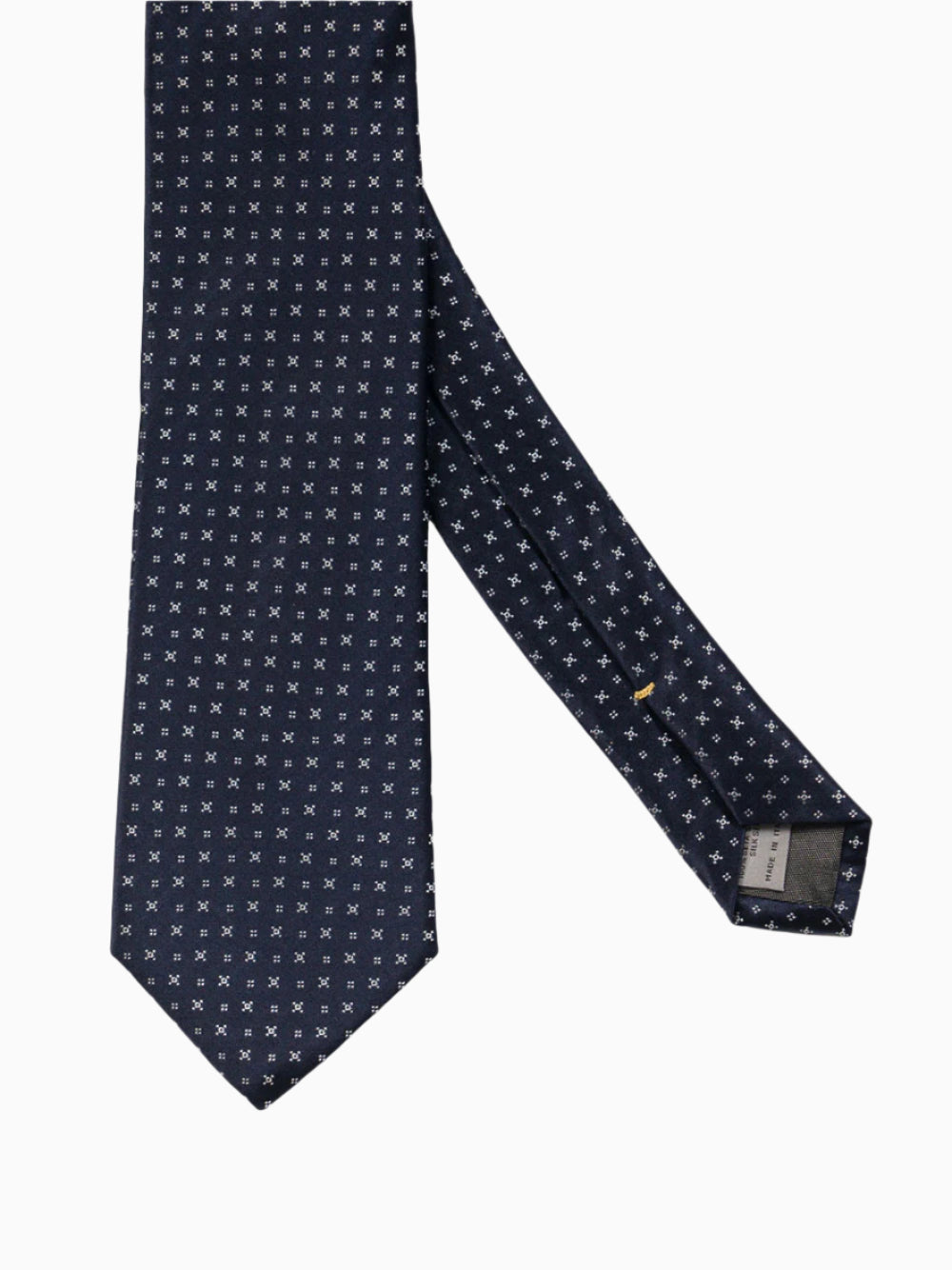 Corbata con print microgeométrico