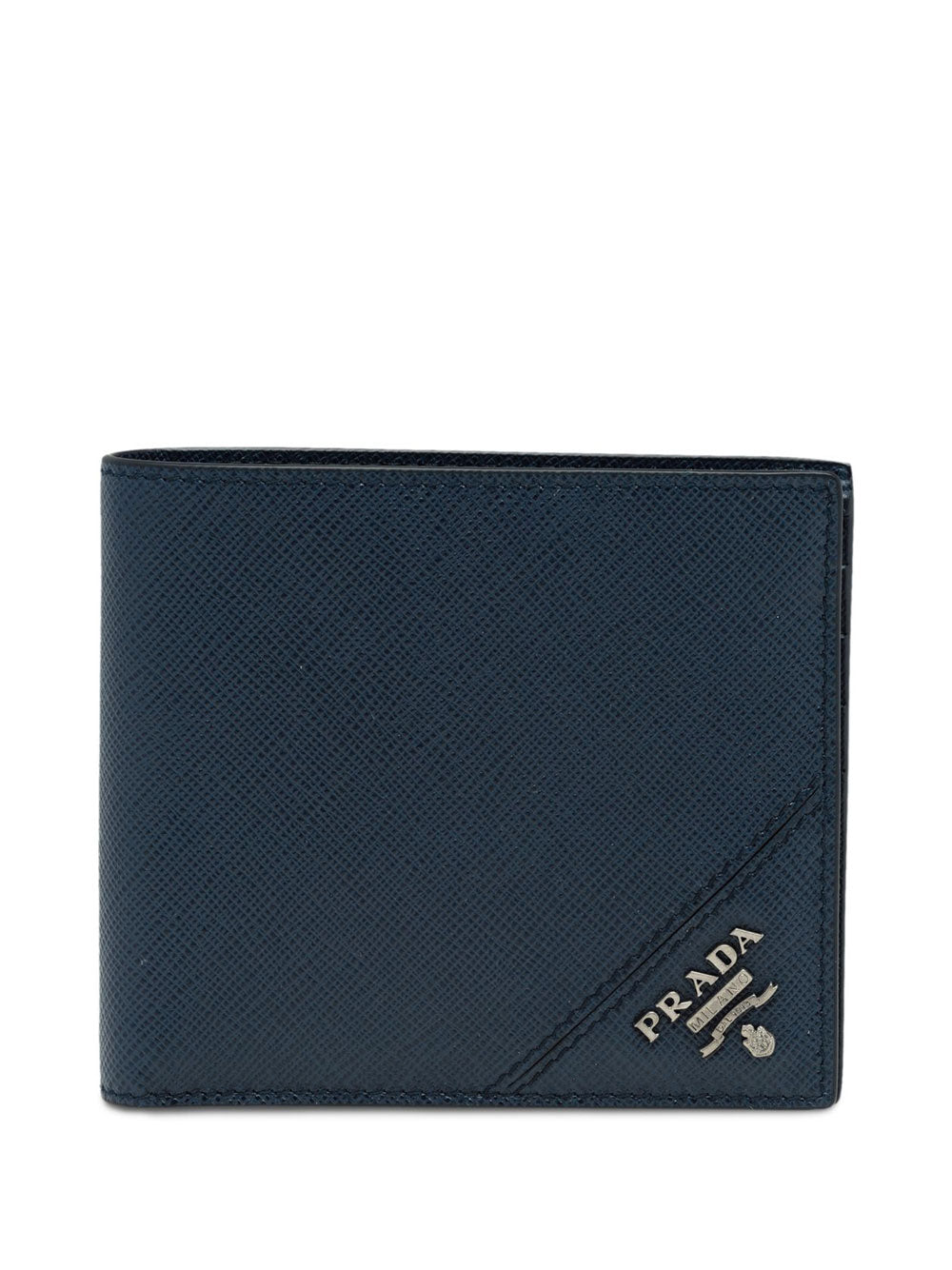 Baltic Blue Saffiano Leather Wallet