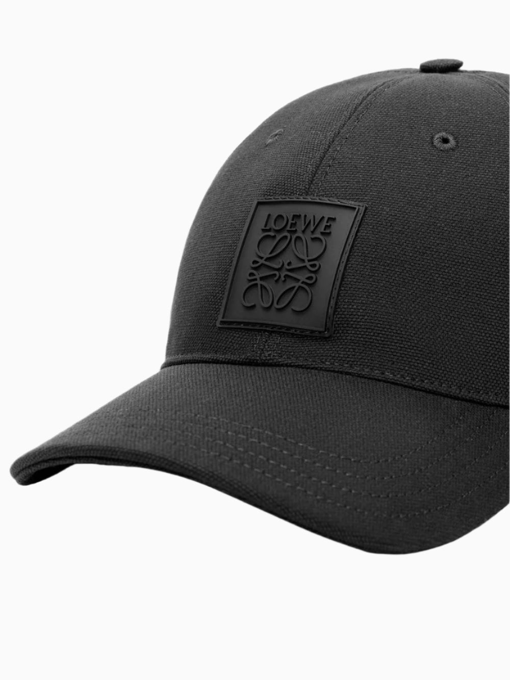 Gorra en lona con parche