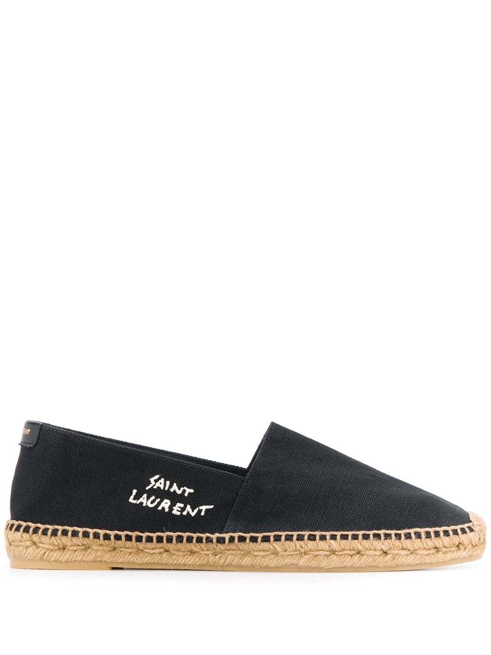 Embroidered logo espadrilles