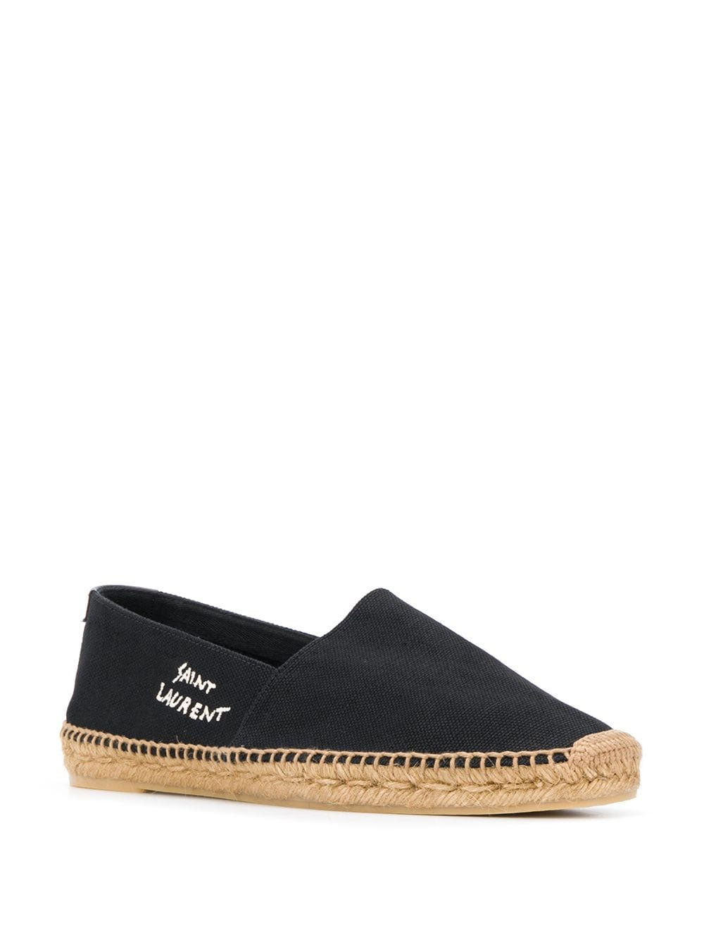 Embroidered logo espadrilles