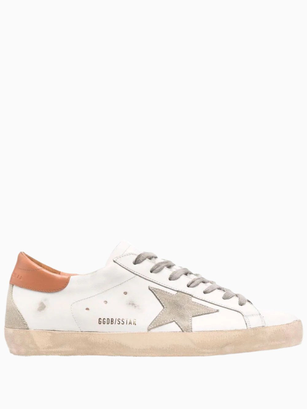 White Super-Star sneakers with grey star