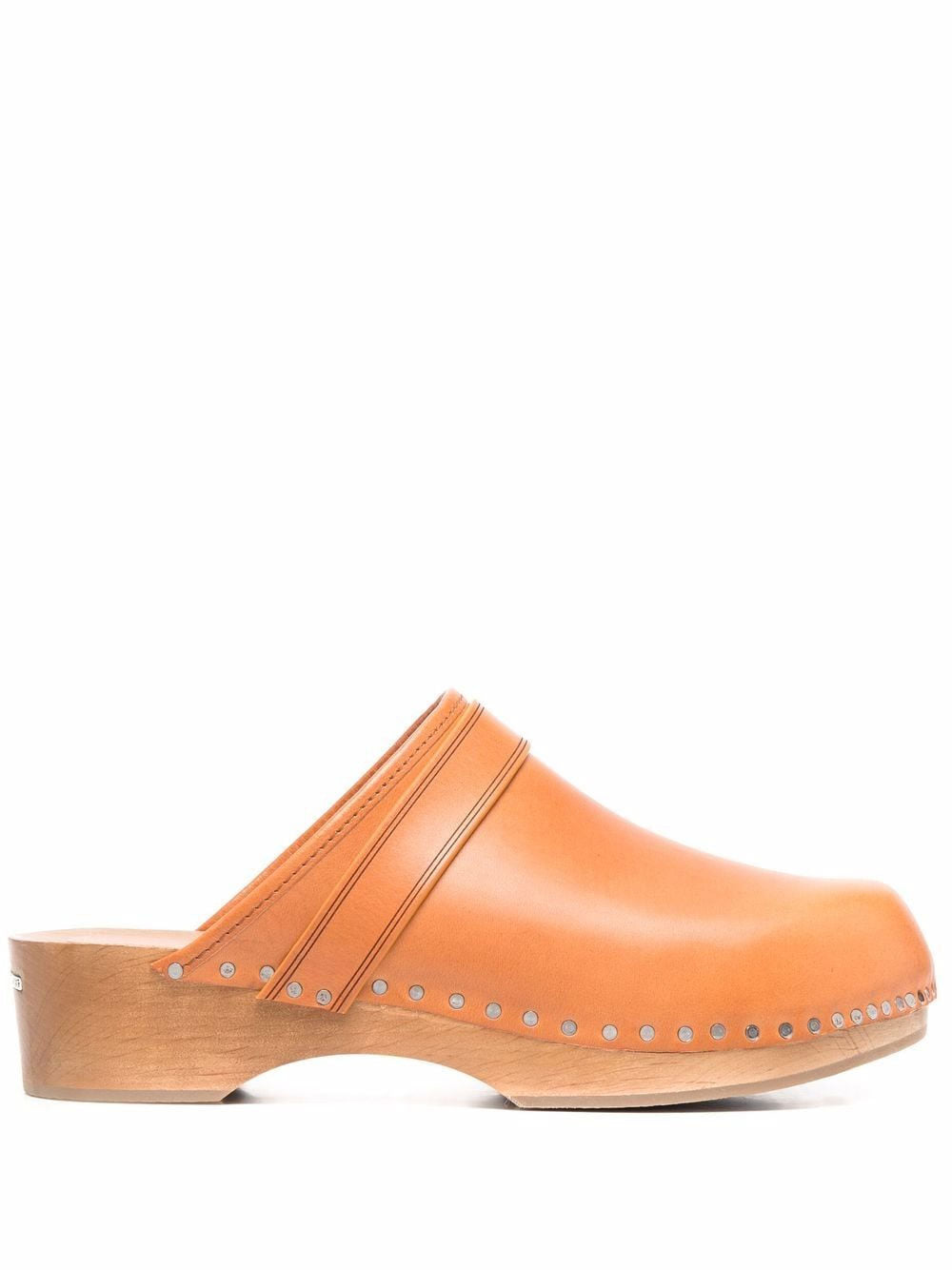 Isabel Marant brown leather clogs