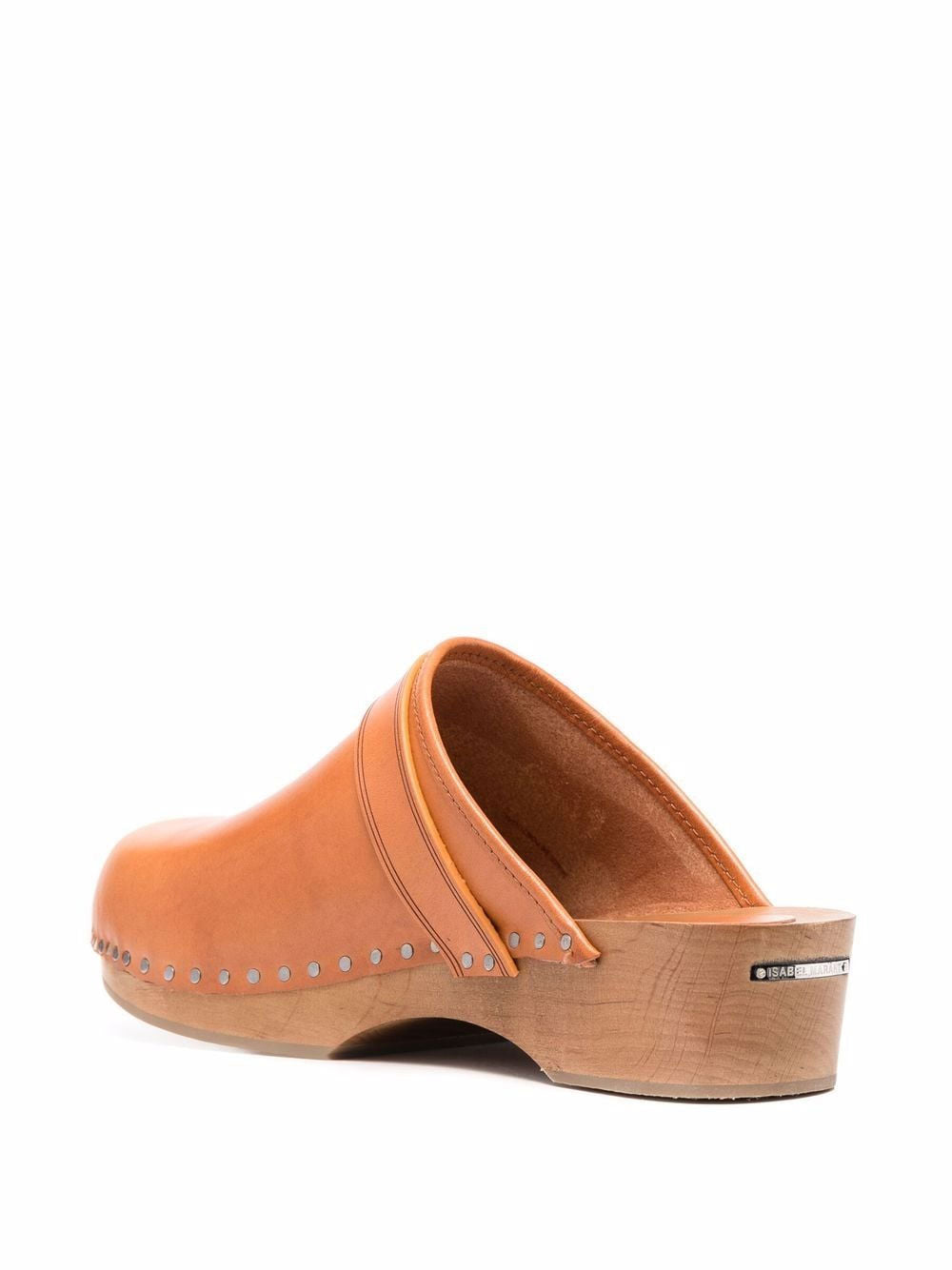 Isabel Marant brown leather clogs