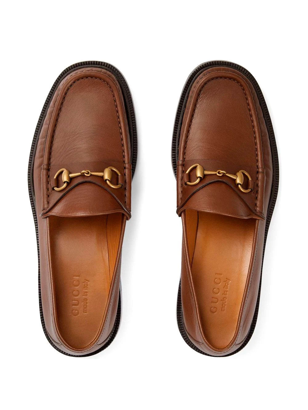 Mocasines horsebit con puntera de almendra