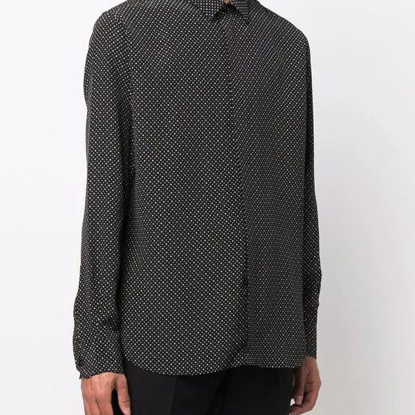 Saint Laurent Polka Dot Shirt, $750, farfetch.com