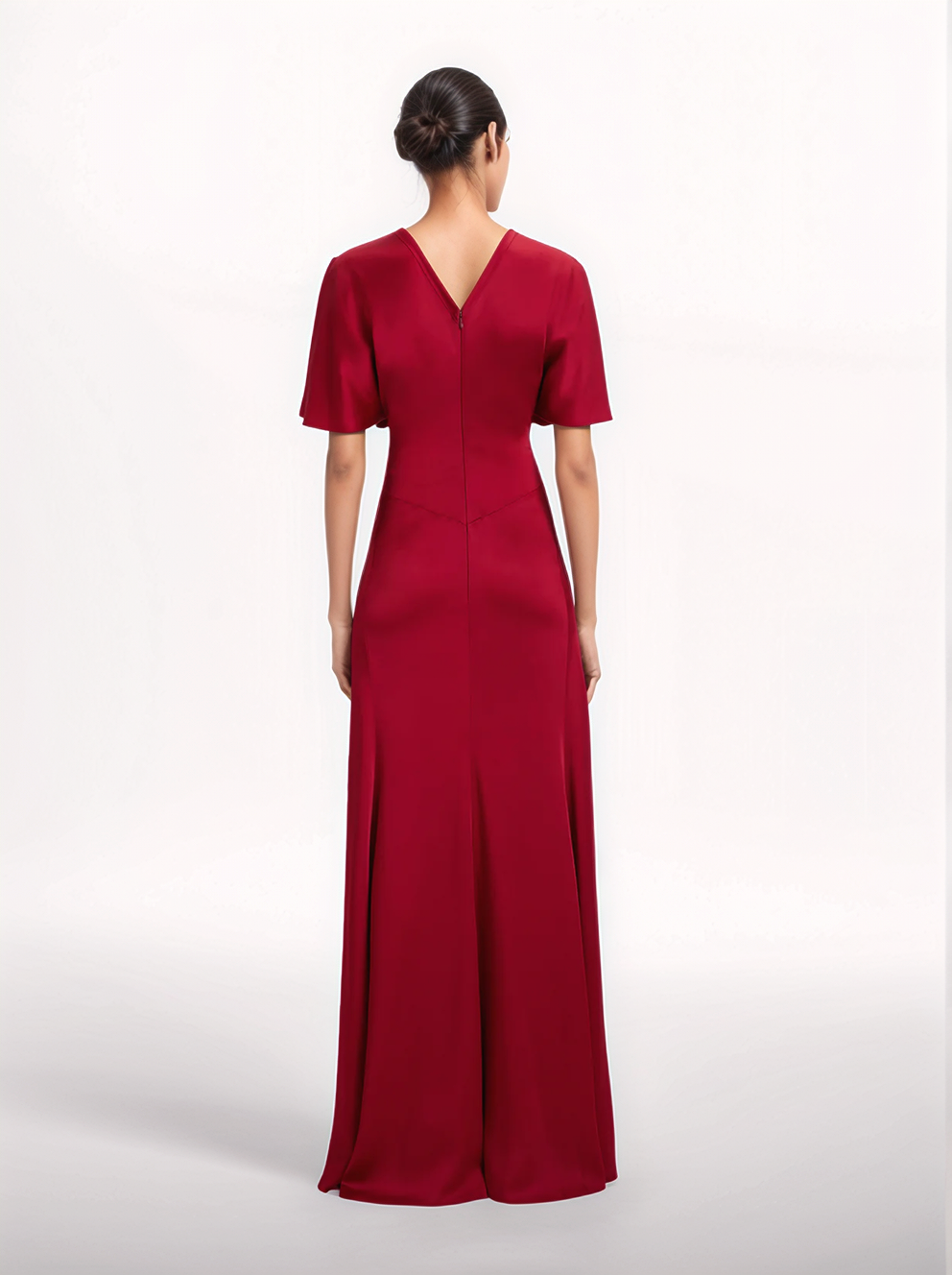 Gathered waist long dress | Victoria Beckham | OTTODISANPIETRO Gathered waist long dress | Victoria Beckham | OTTODISANPIETRO