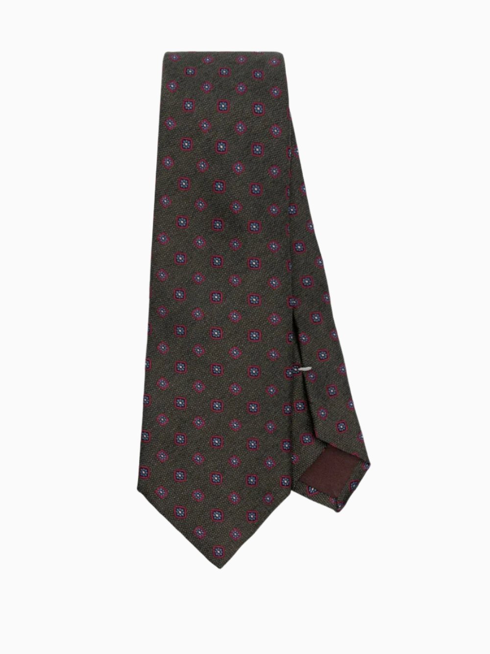 Floral pattern jacquard-tie