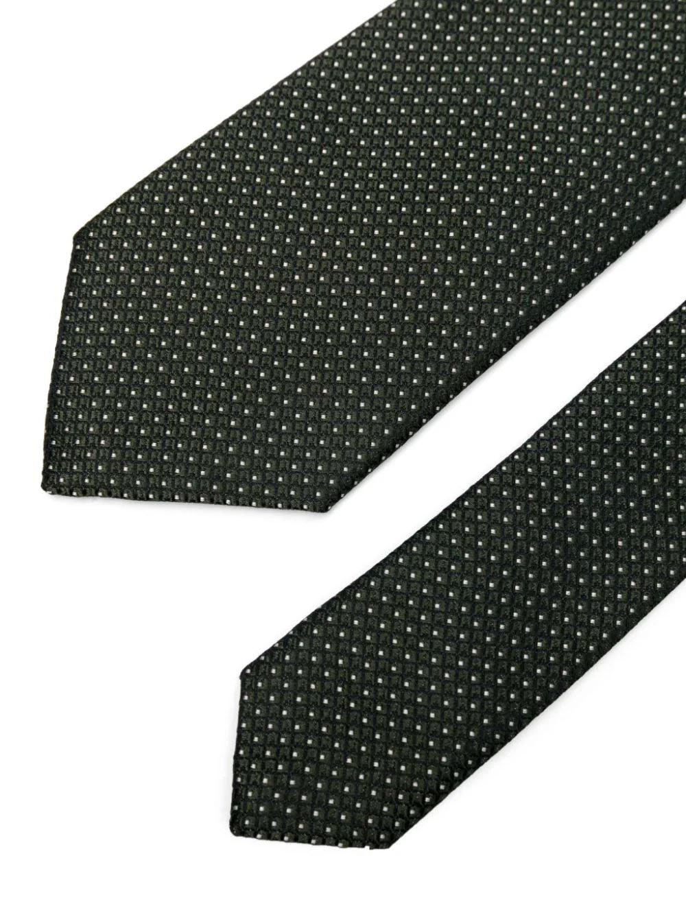 Patterned-jacquard tie