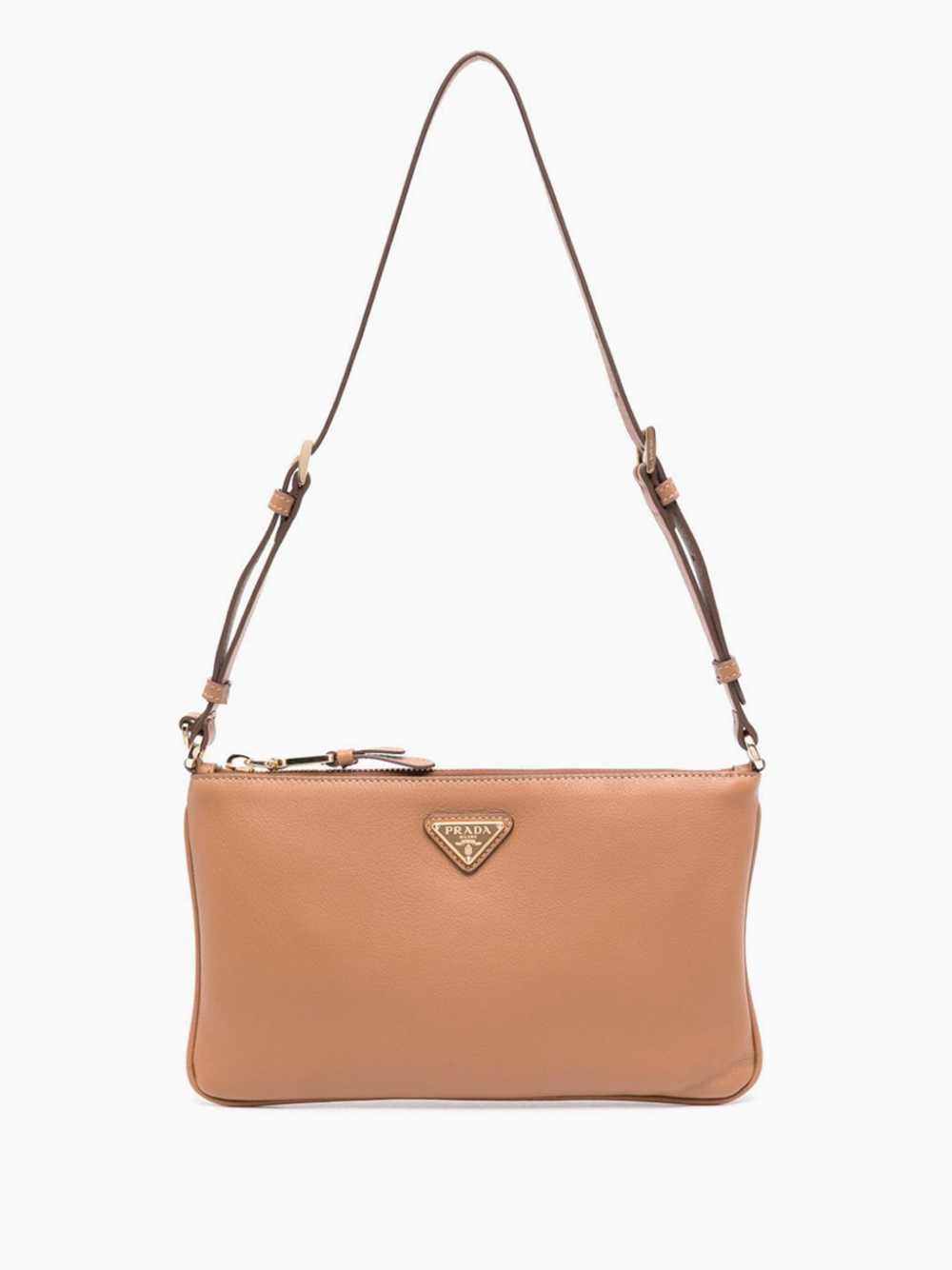 Bolso con logo triangular