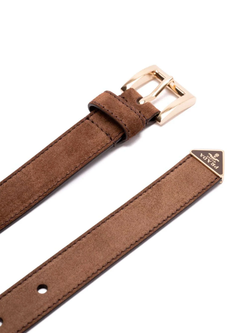 Suede belt