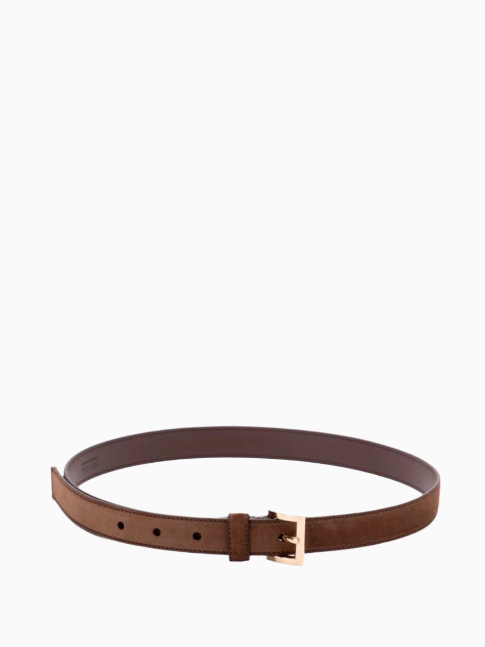 Suede belt