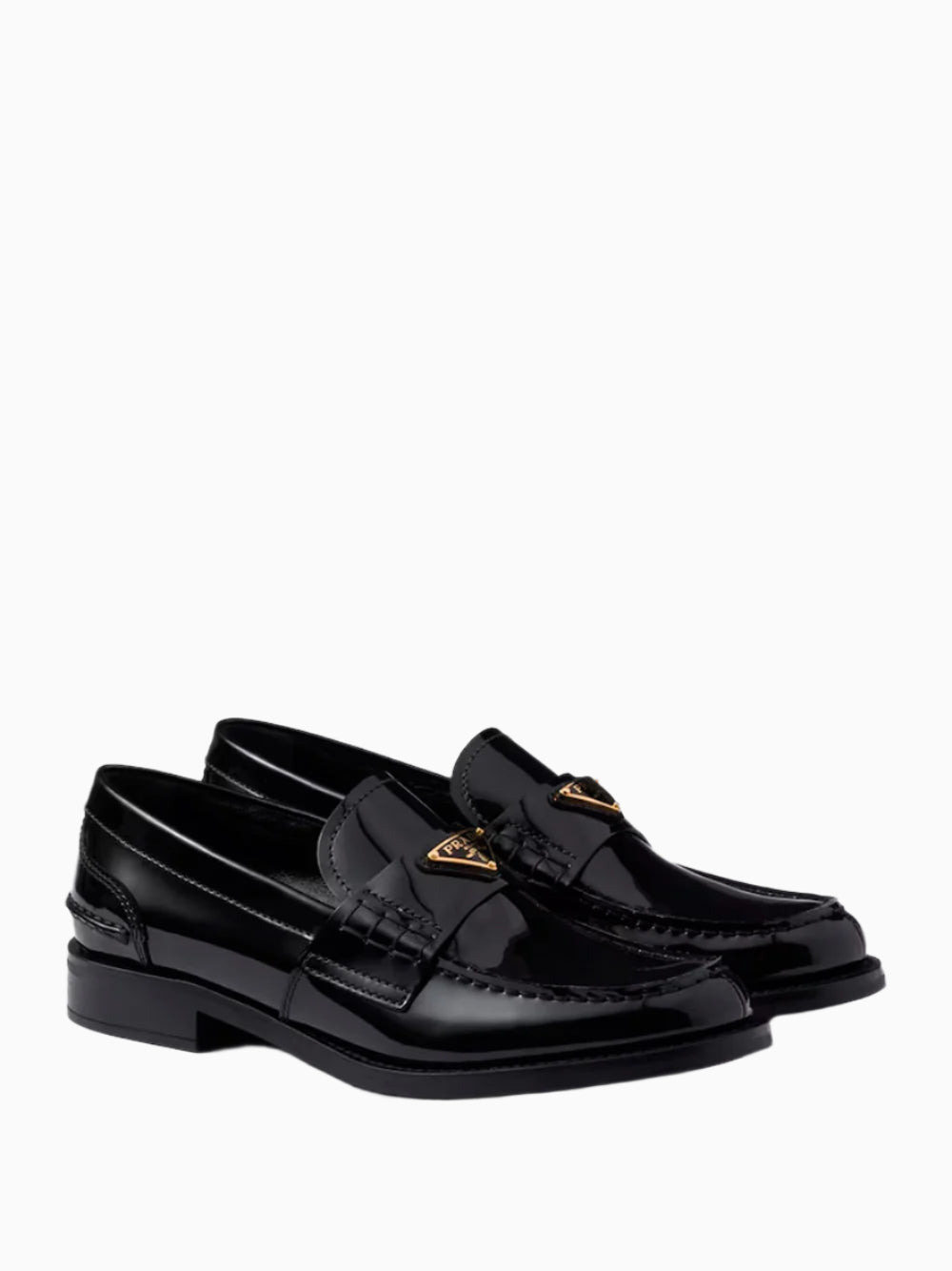 Patent leather loafers