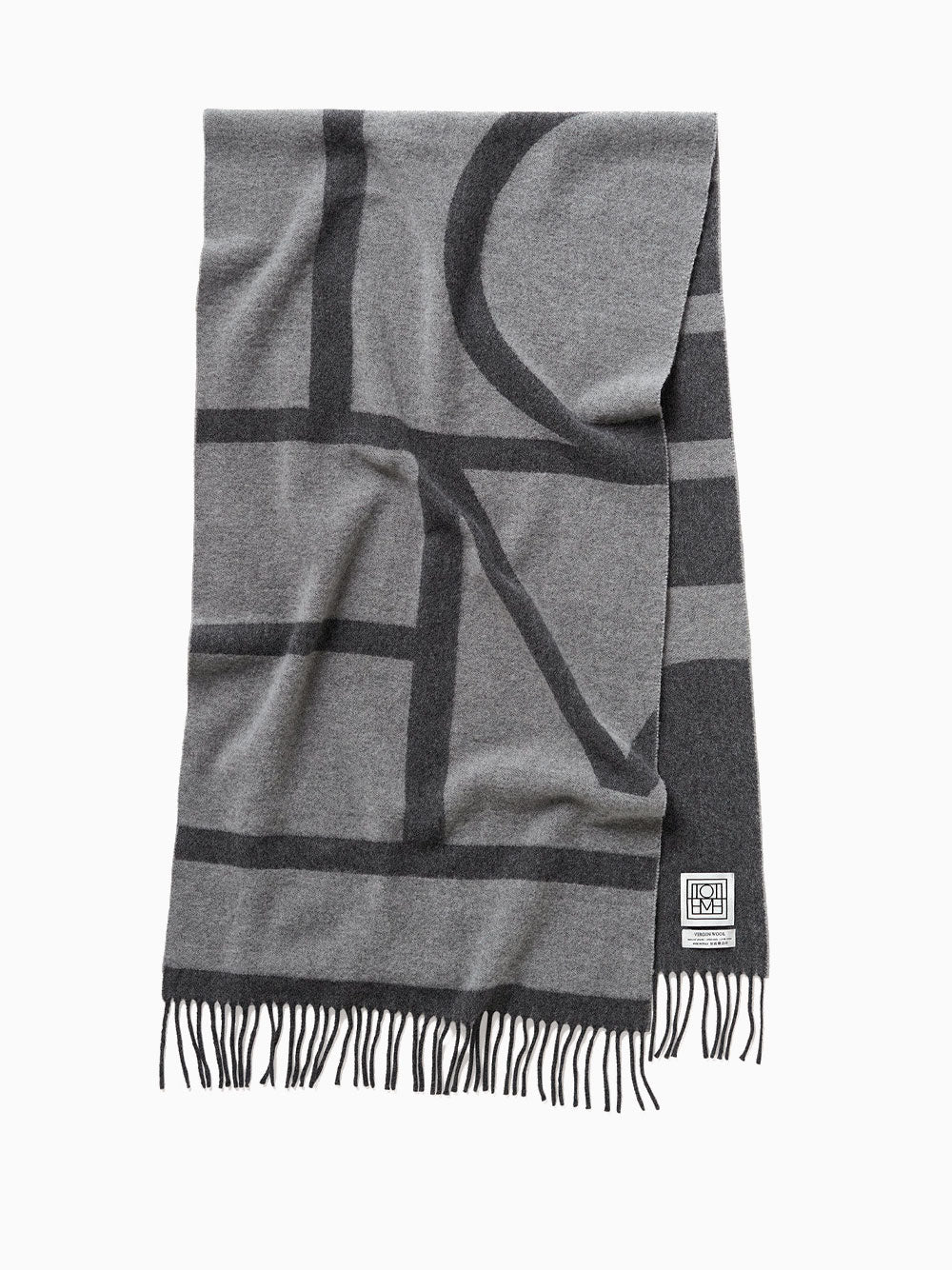 Monogram jacquard scarf