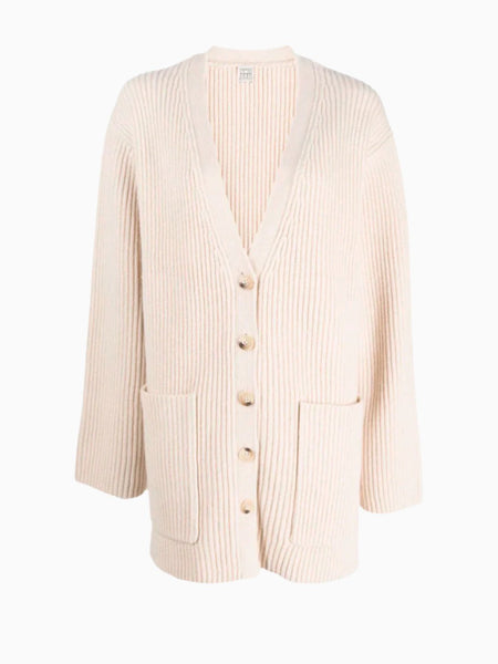V-neck wool cardigan Toteme OTTODISANPIETRO