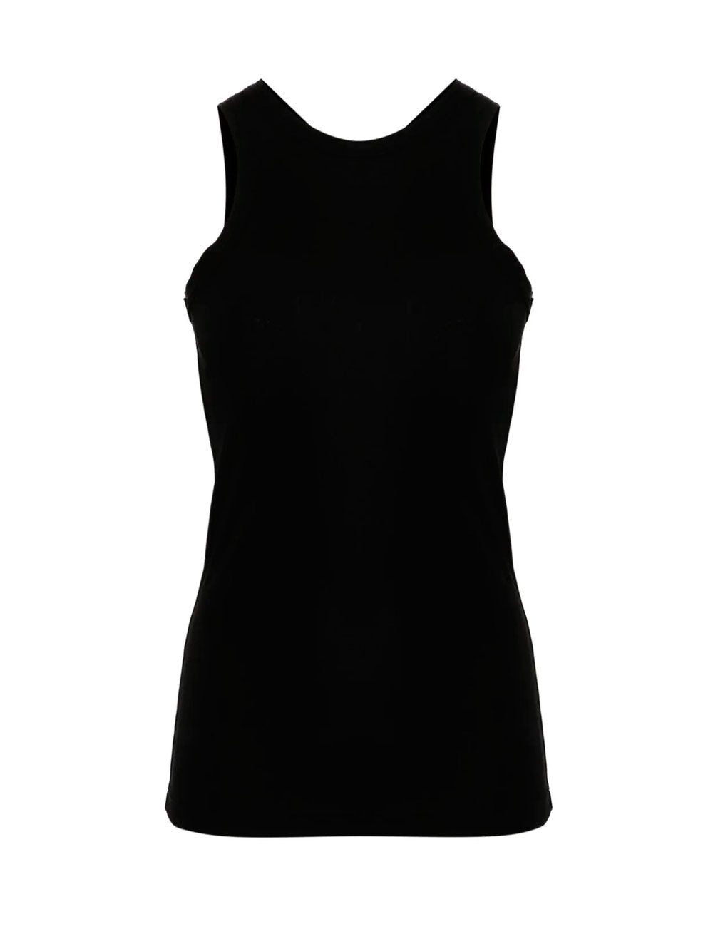 Fluid jersey tank top