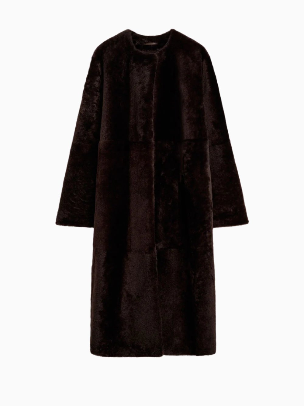 Soft shearling coat