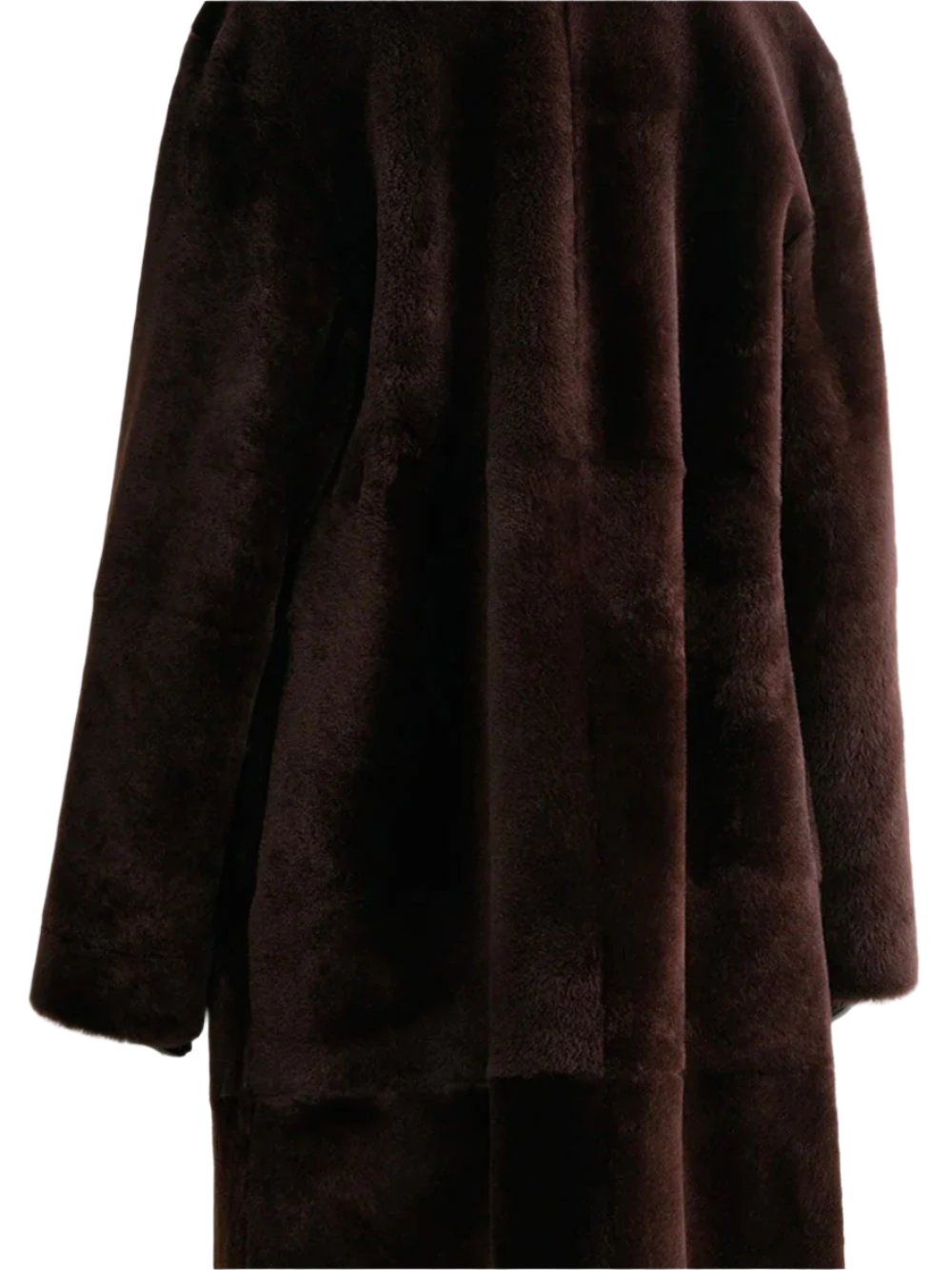 Soft shearling coat