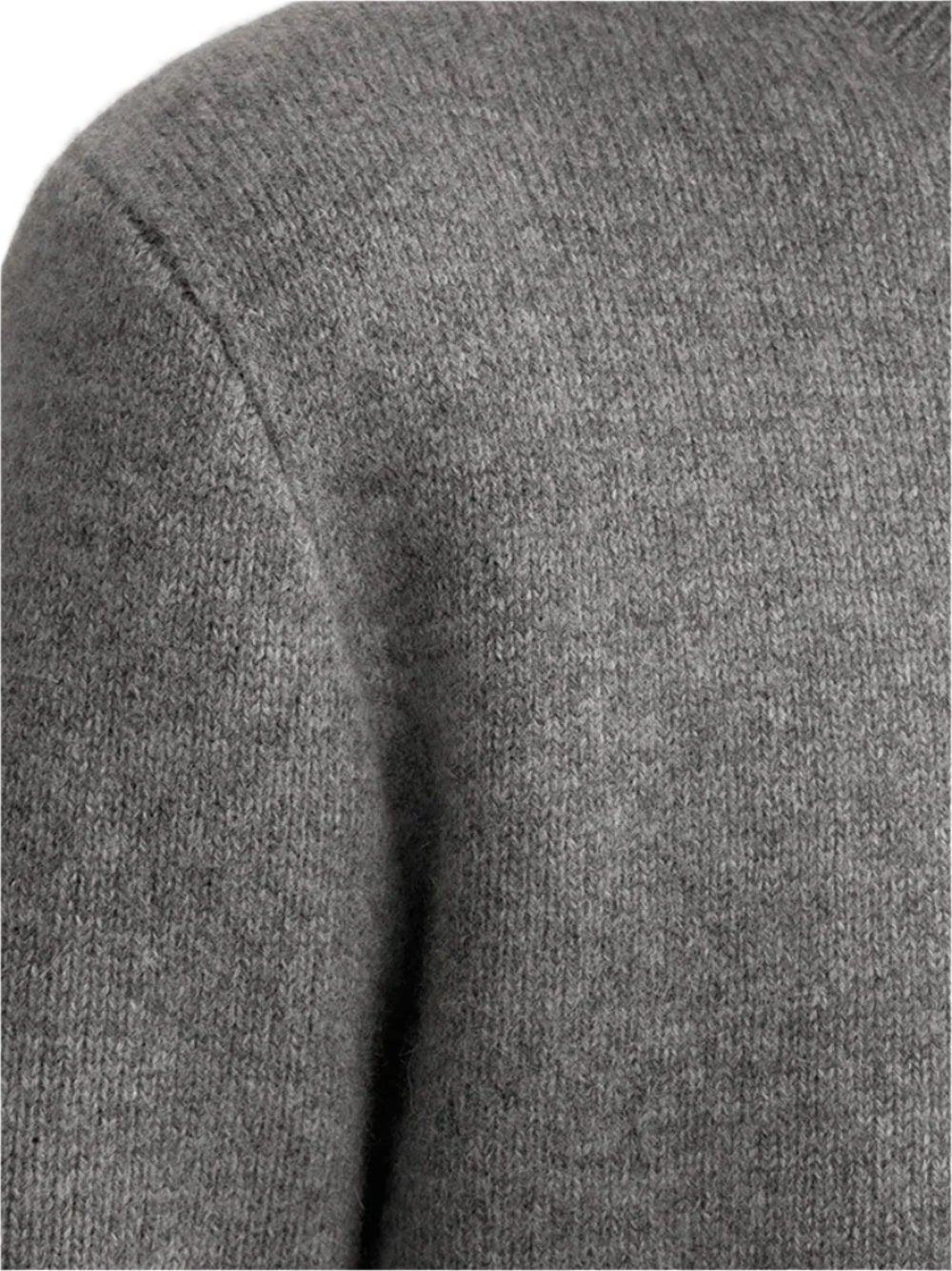 Cropped crew-neck jumper