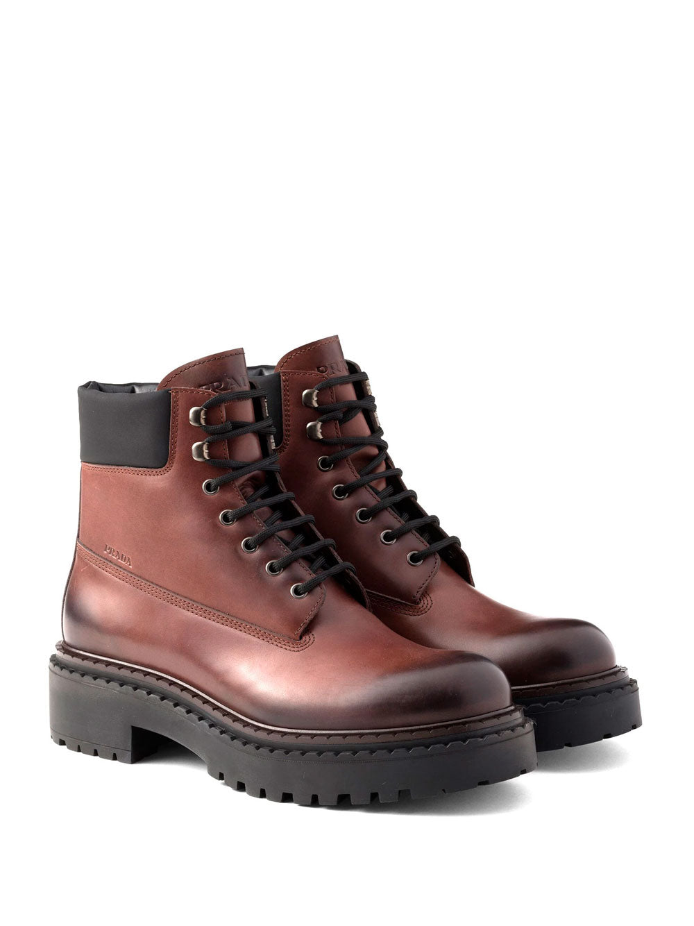 Leather work boots