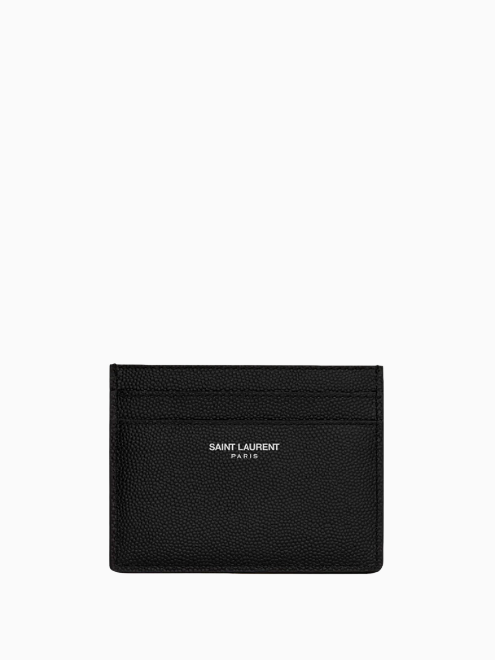 Granulated leather card case