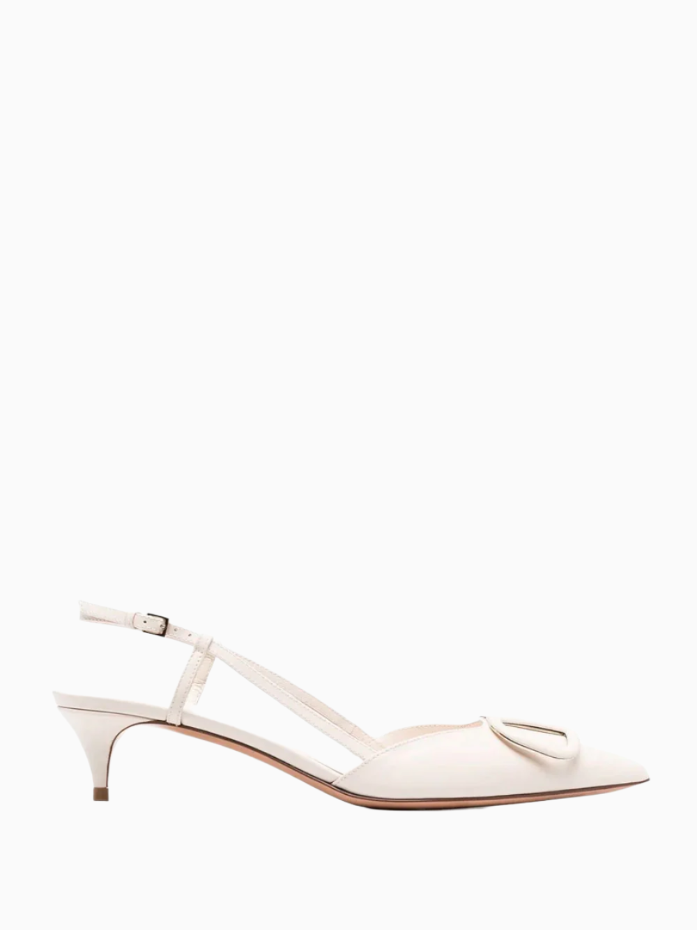 VLogo slingback pumps