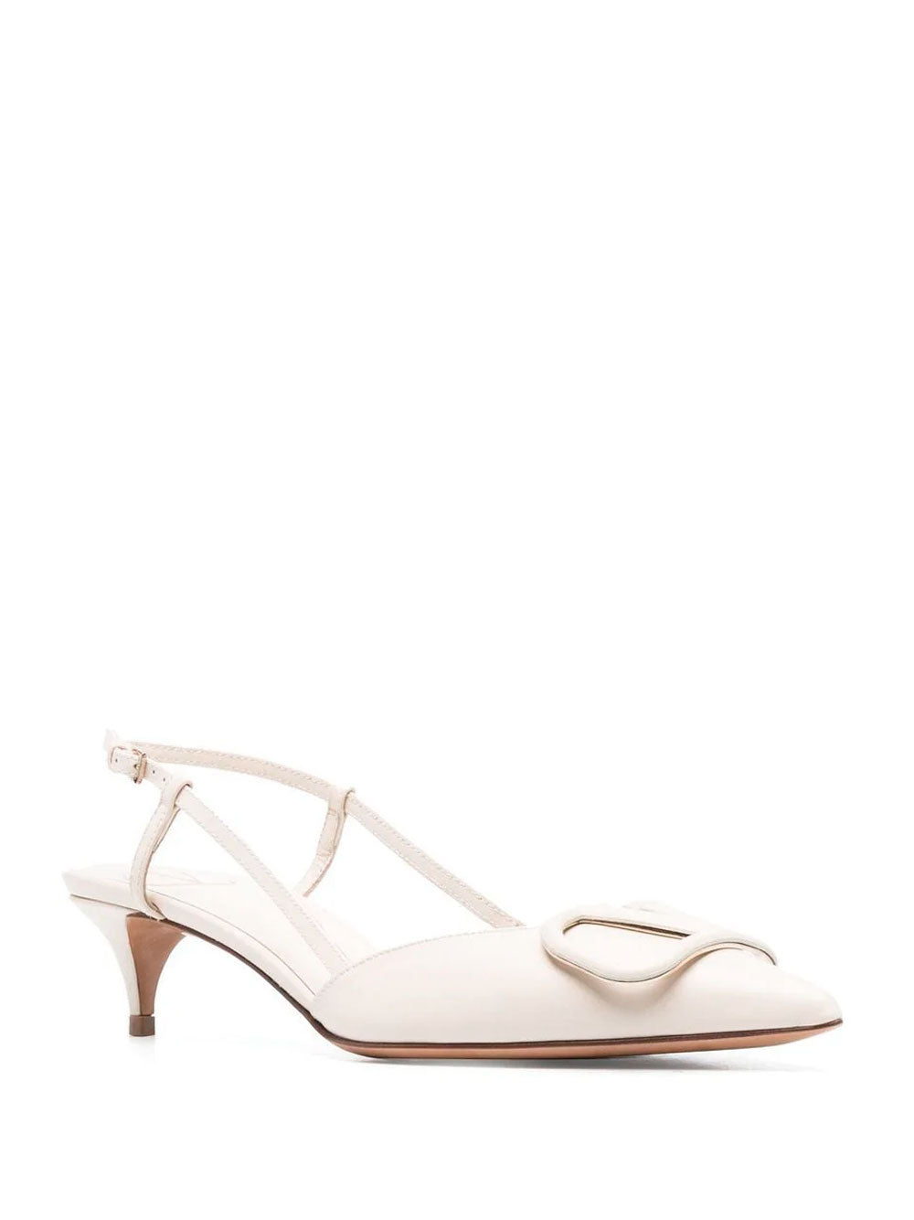 VLogo slingback pumps