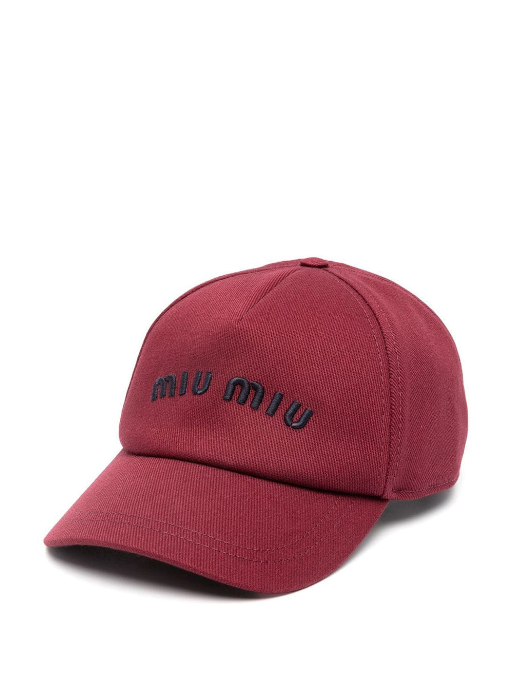 Drill logo-embroidered cap