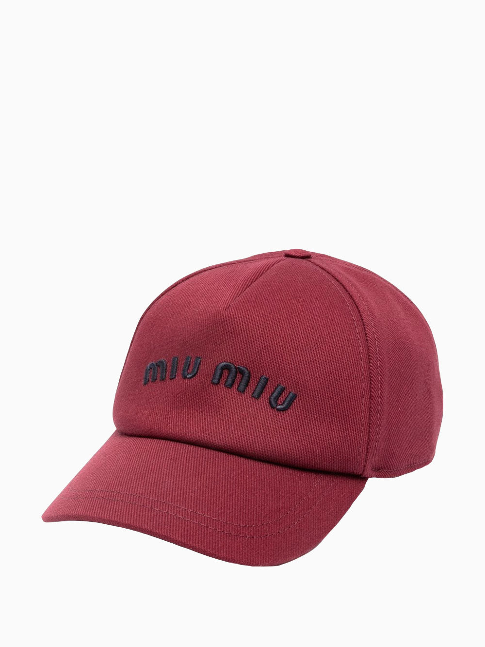 Drill logo-embroidered cap