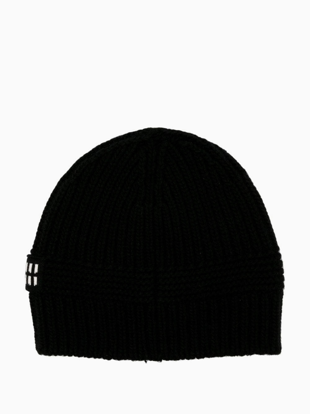 Logo-intarsia beanie