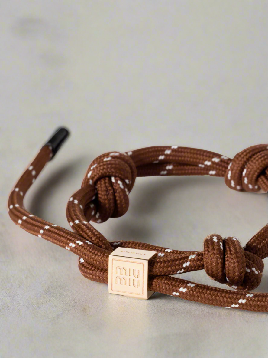 Cord and nylon bracelet