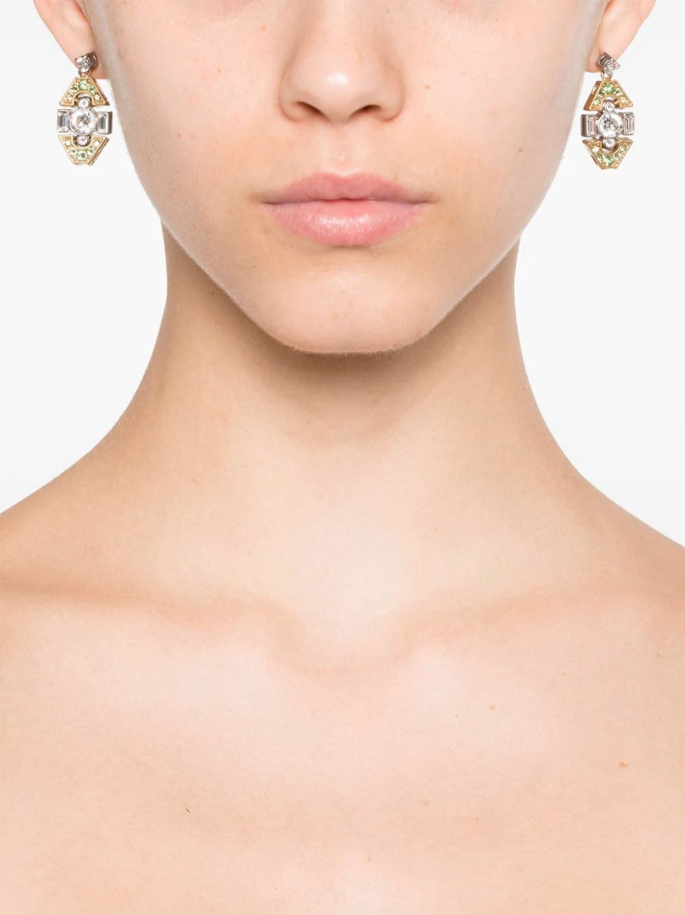 Crystal-embellished earrings