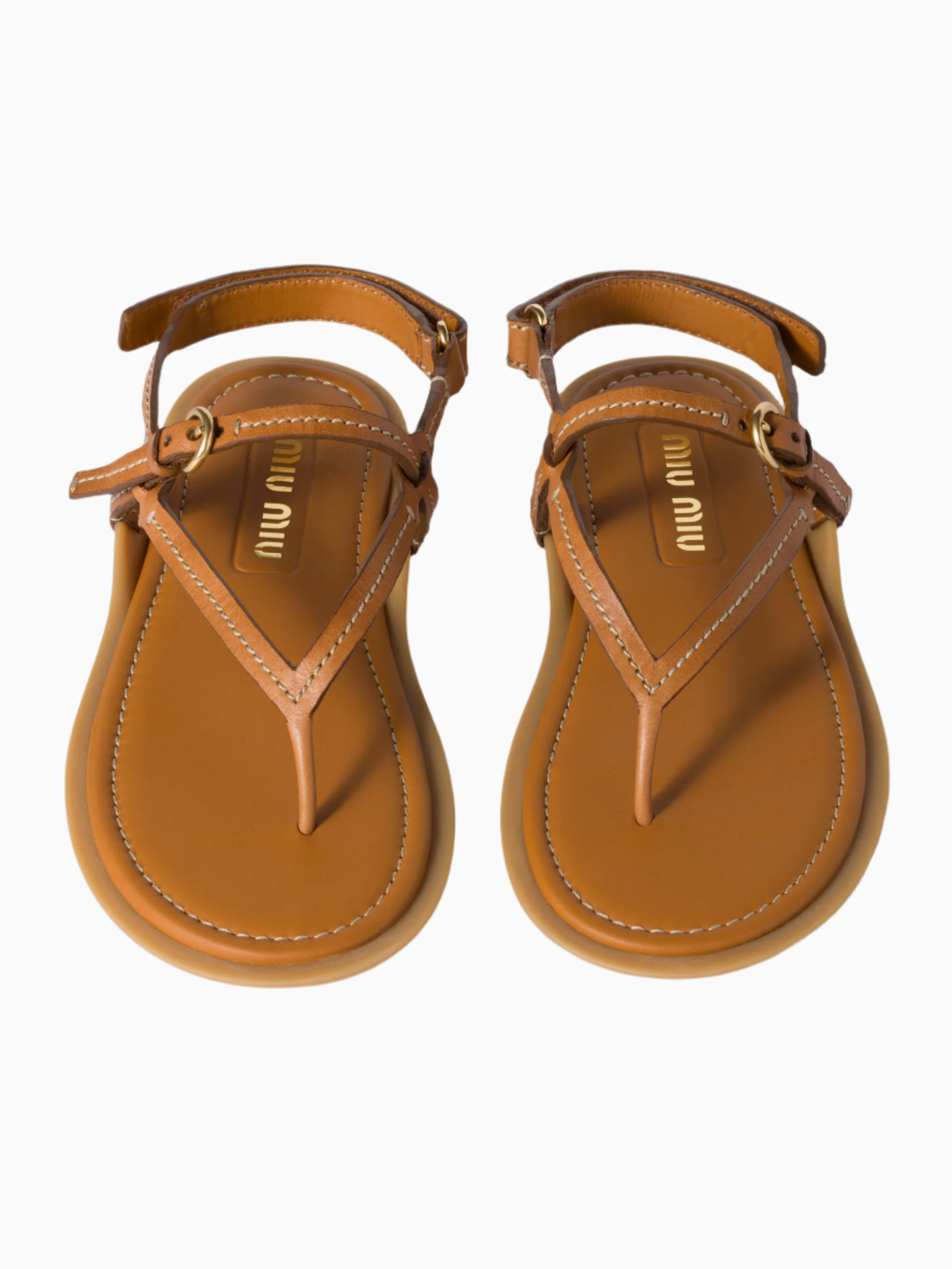 Leather thong sandals | Miu Miu | OTTODISANPIETRO Leather thong sandals | Miu Miu | OTTODISANPIETRO