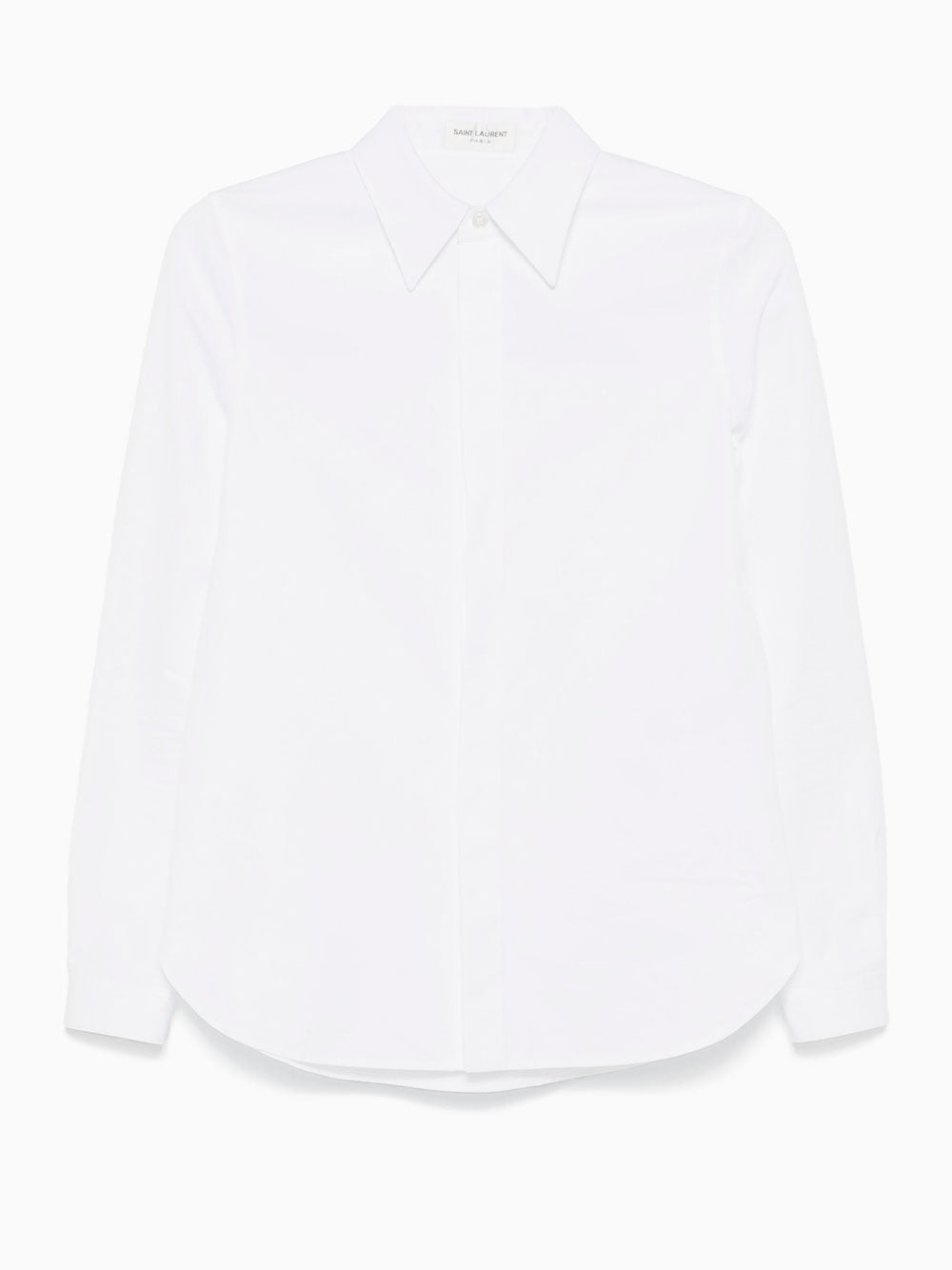 Flat collar shirt