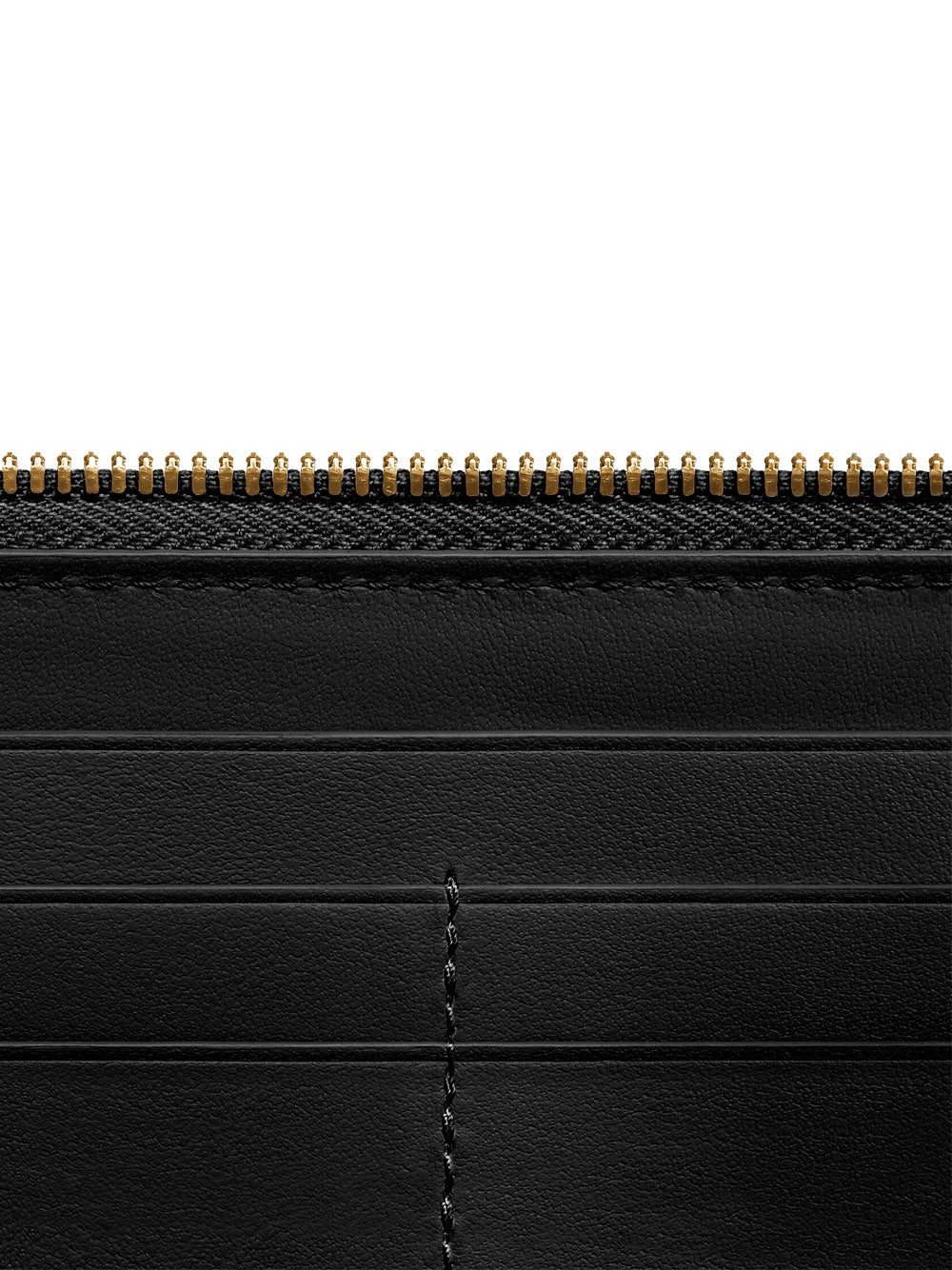 Intrecciato zip around wallet