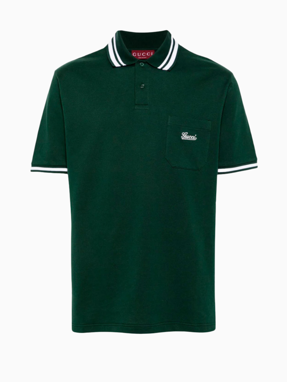 Logo-embroidered polo shirt