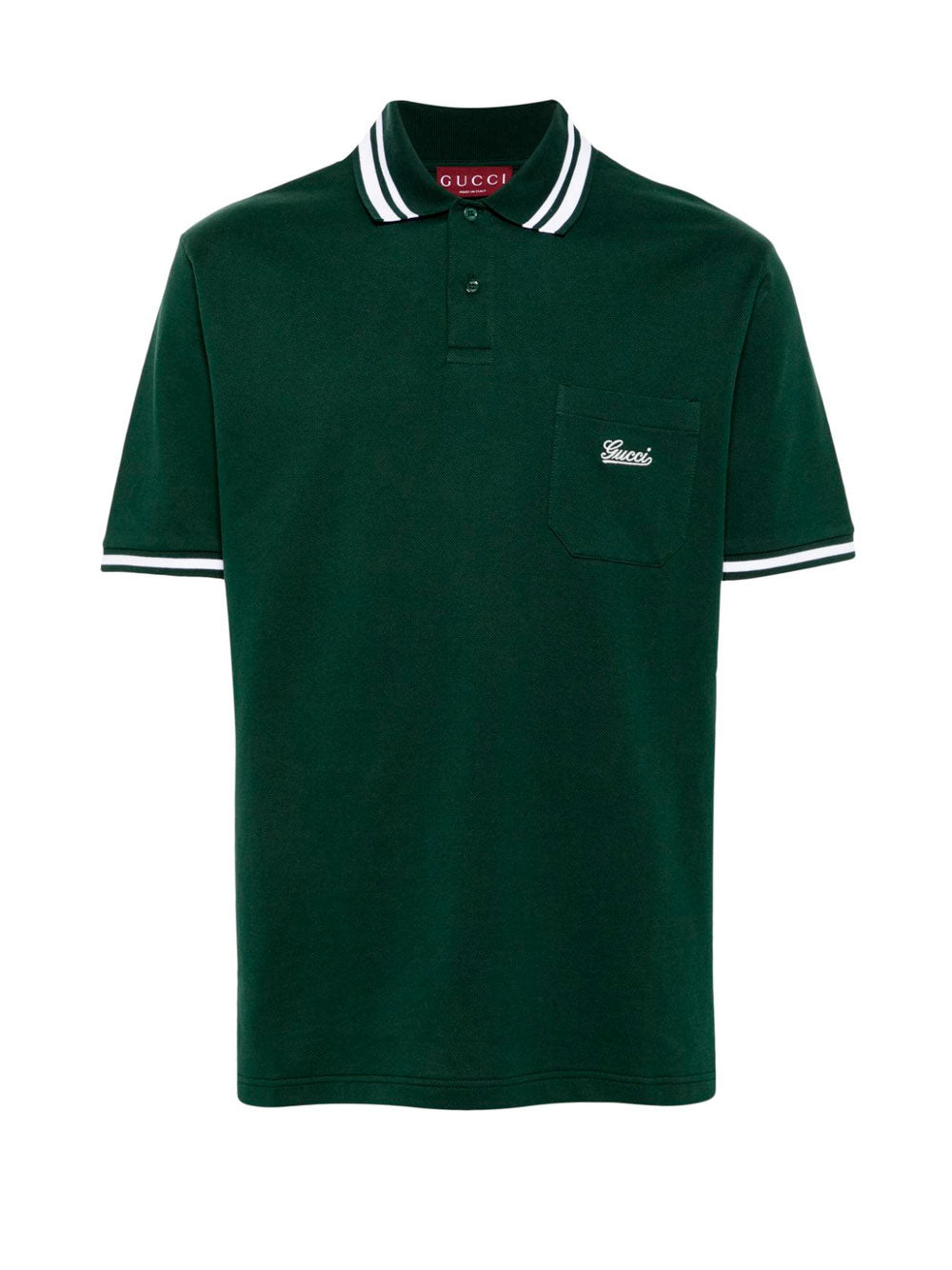 Logo-embroidered polo shirt