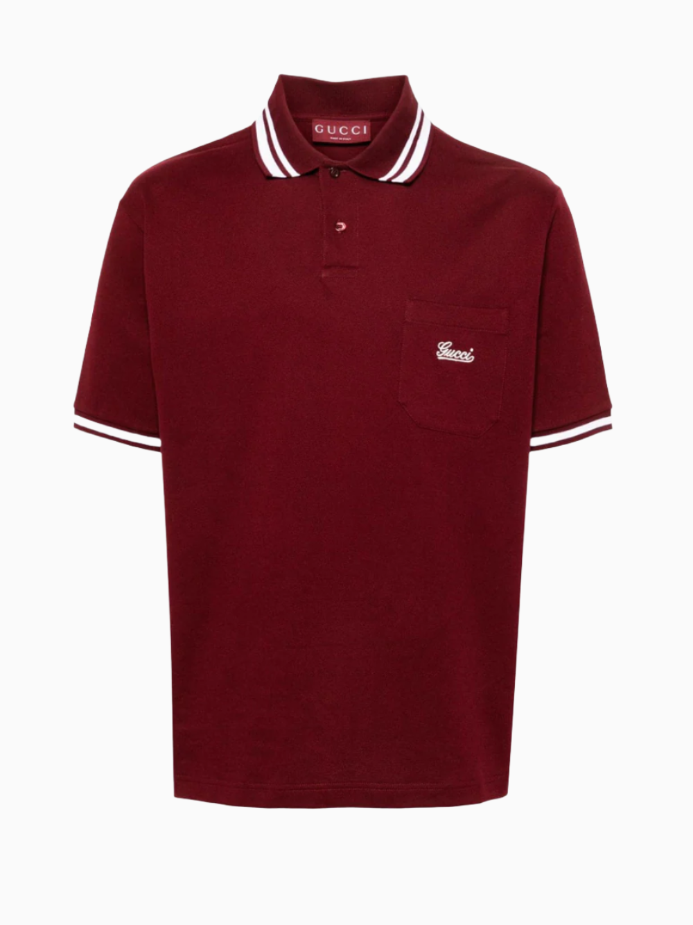 Logo-embroidered polo shirt