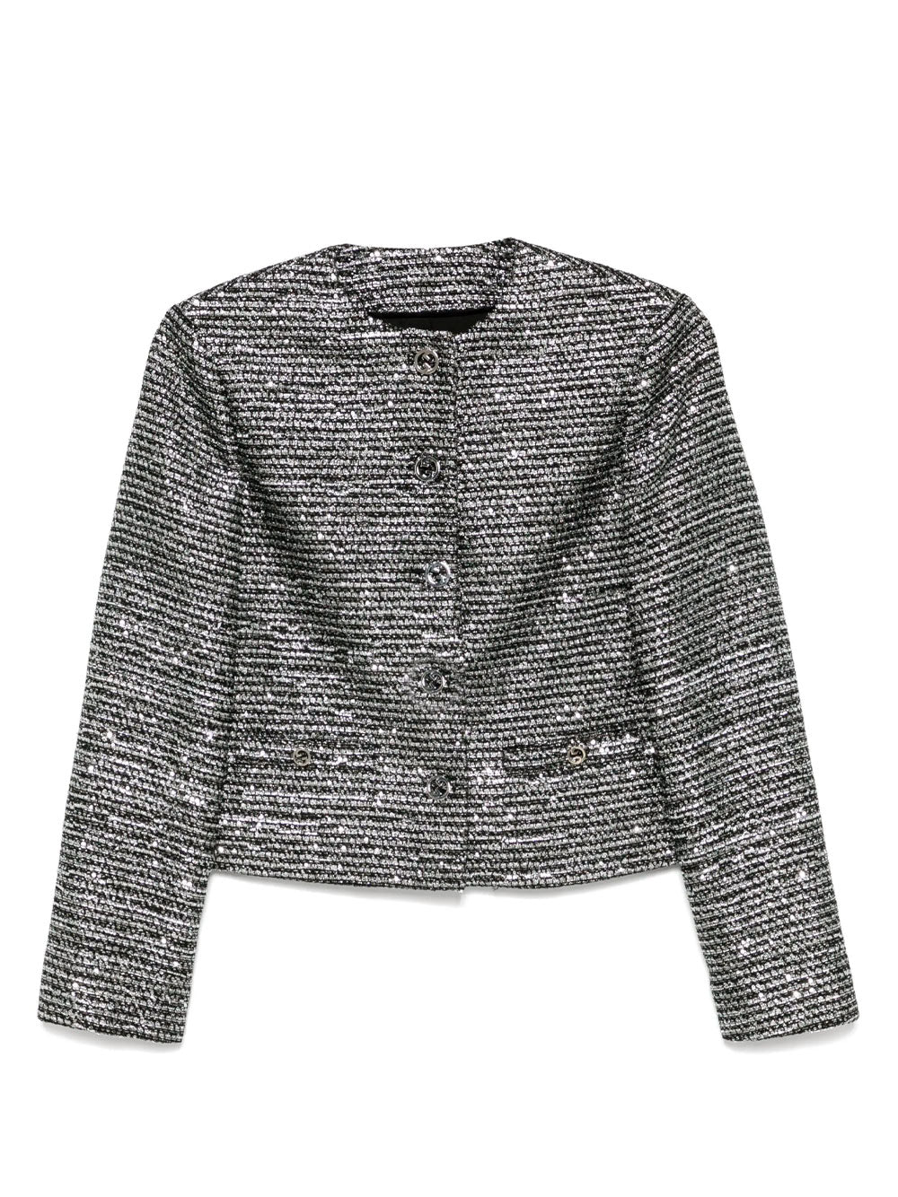 Striped tweed jacket