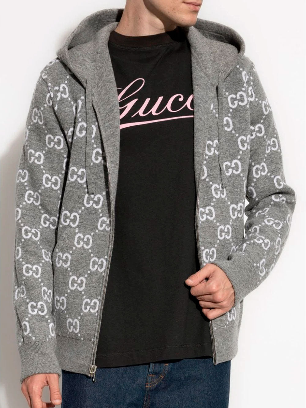 Sudadera reversible con monograma