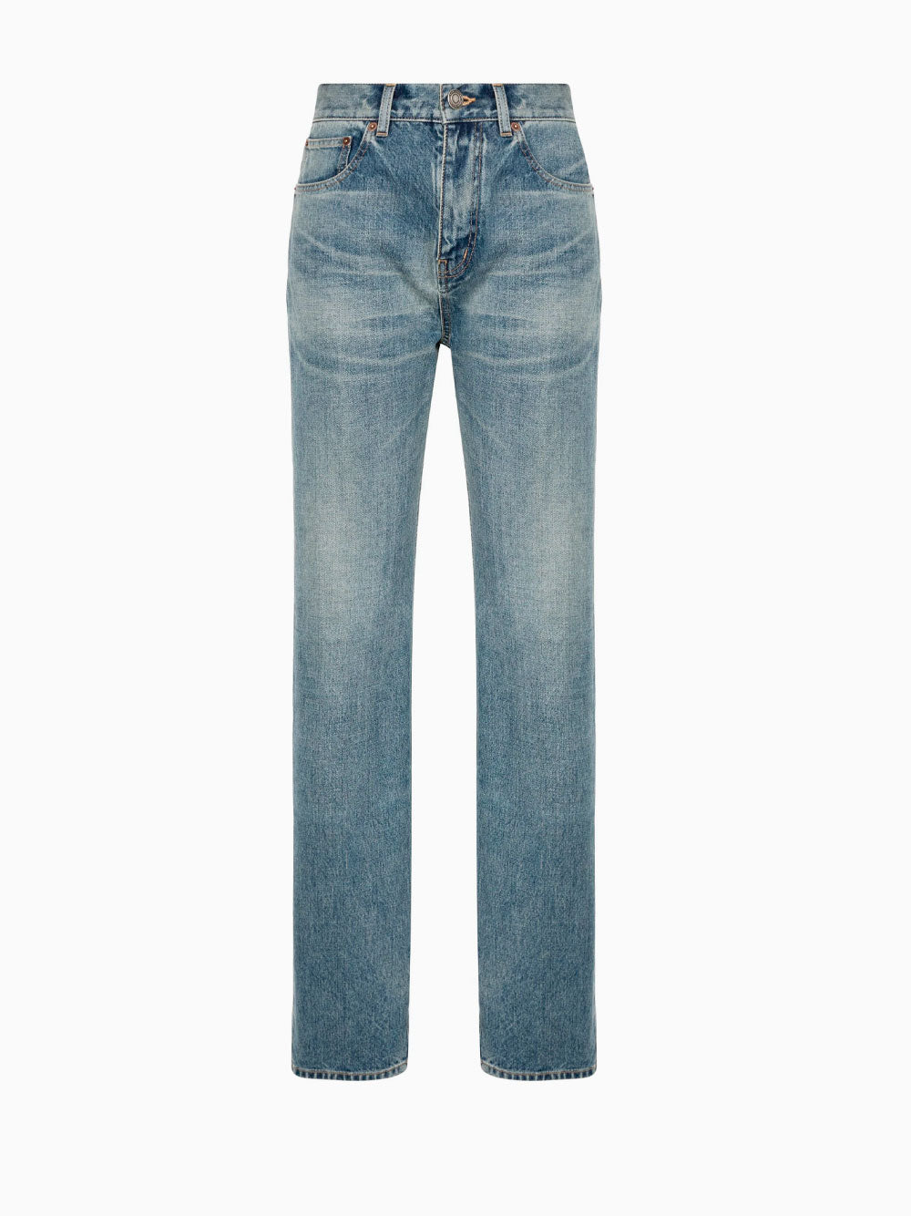 Straight-leg jeans