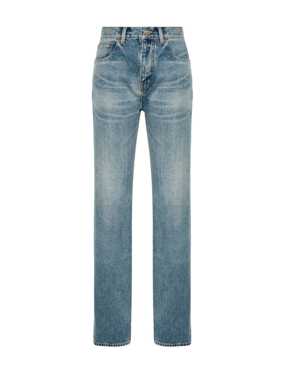 Straight-leg jeans