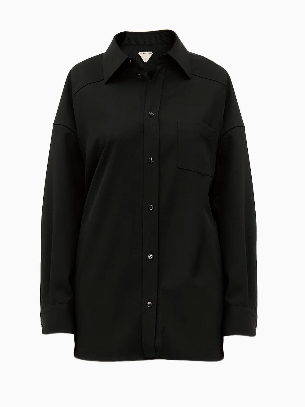 Wool twill shirt