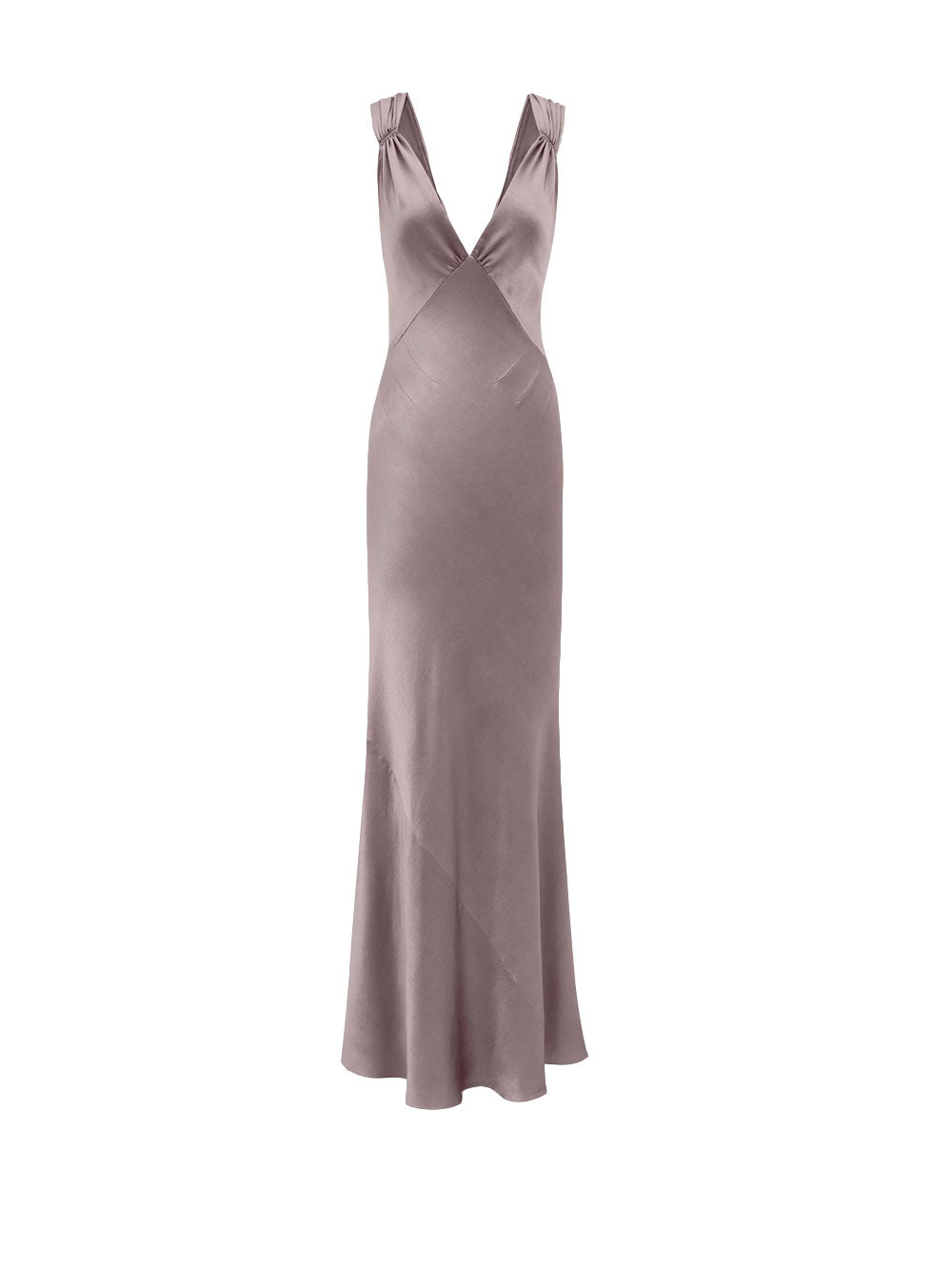 Cross back silk satin dress Saint Laurent OTTODISANPIETRO
