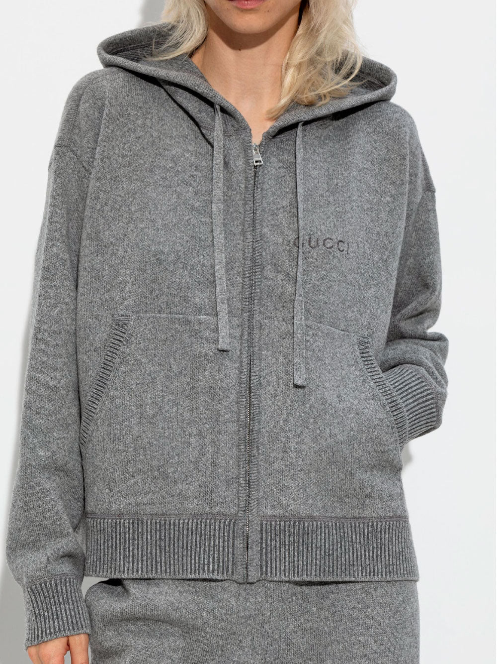 Logo zip-up sweatshirt