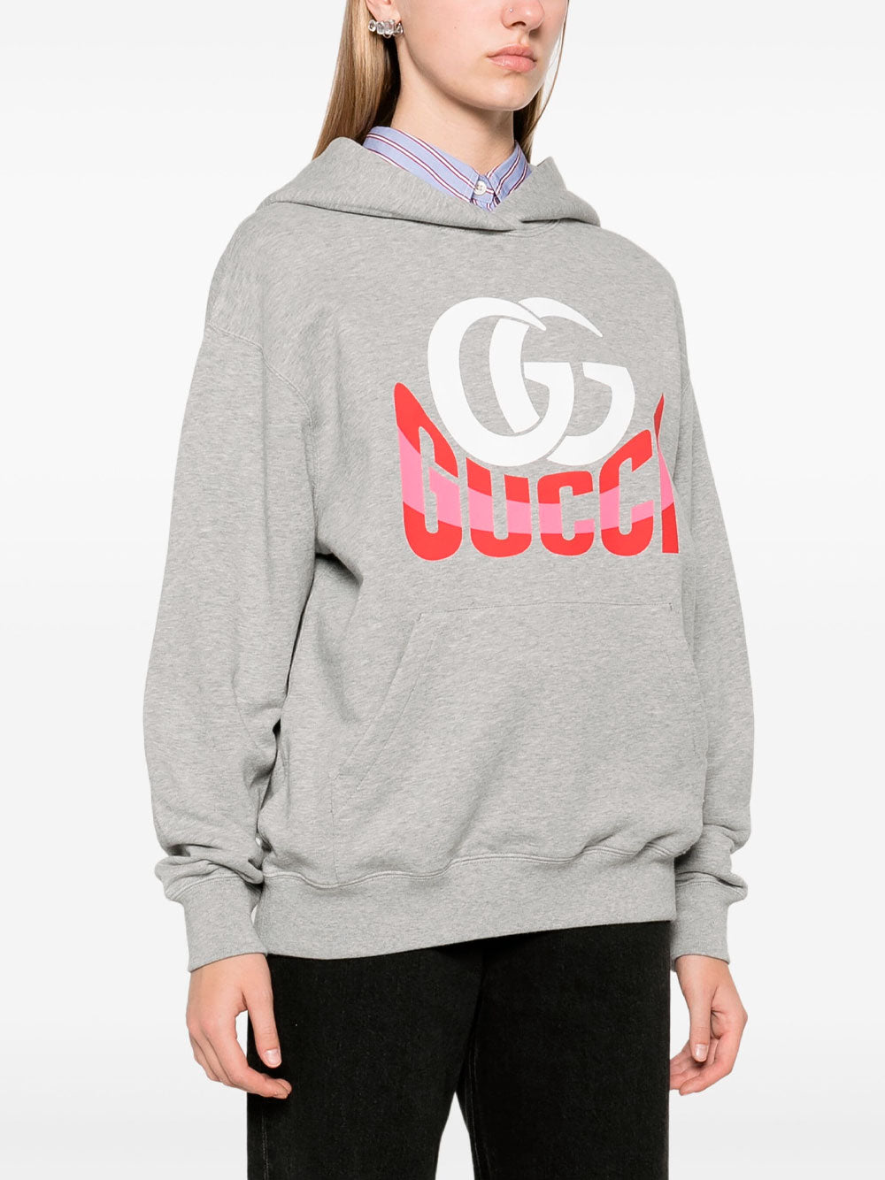 Logo-print hoodie